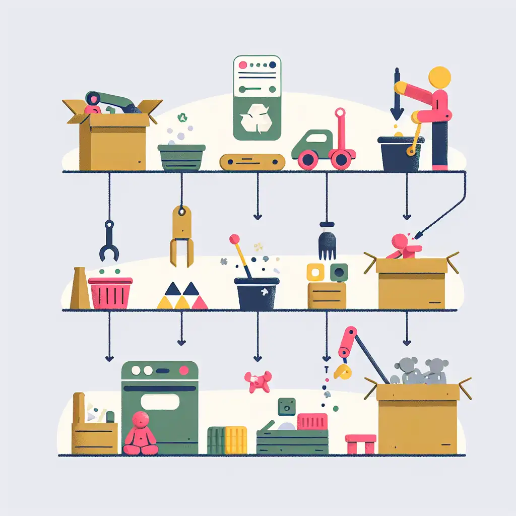 Membuat Mainan dari Sampah Rumah Tangga