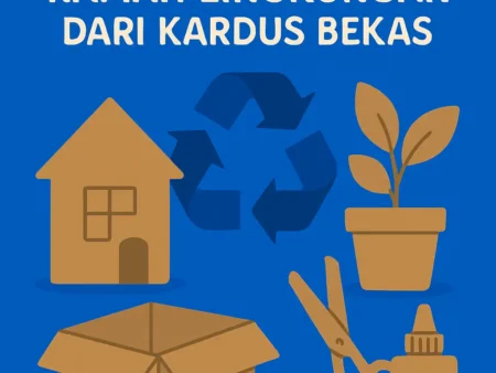 Kerajinan Tangan Ramah Lingkungan dari Kardus Bekas