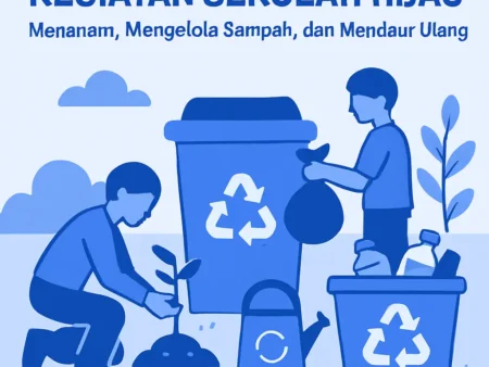 Kegiatan Sekolah Hijau: Menanam, Mengelola Sampah, dan Mendaur Ulang