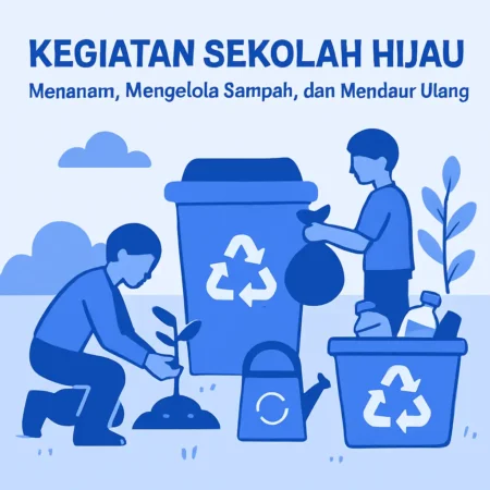 Kegiatan Sekolah Hijau: Menanam, Mengelola Sampah, dan Mendaur Ulang