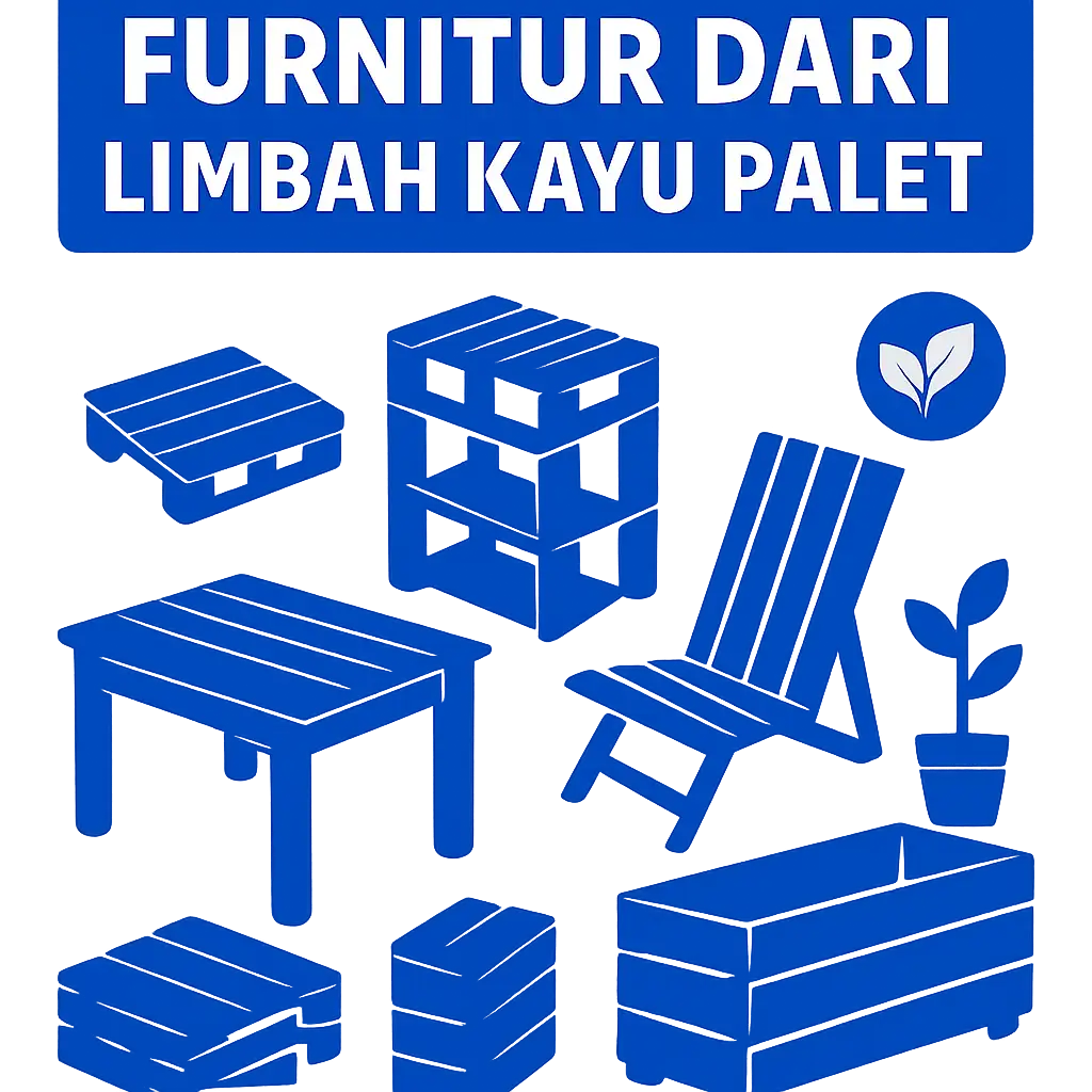 Desain Unik Furnitur dari Limbah Kayu Palet